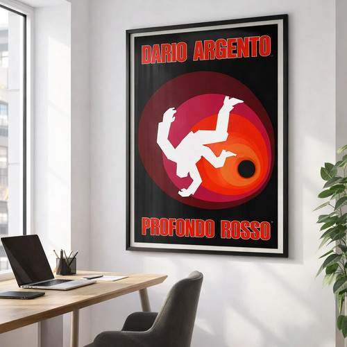 Locandina profondo rosso - locandina,